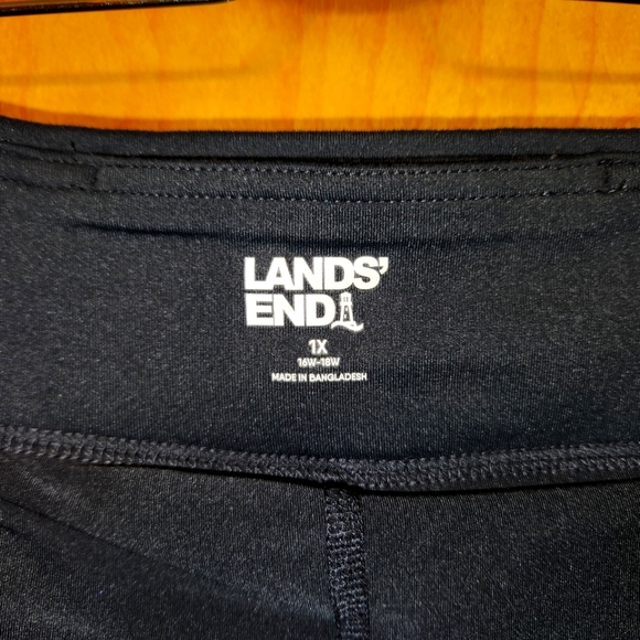 Land's End 1X 16W-18W Tennis Skort Skirt Lined Shorts Pockets - Picture 5 of 7